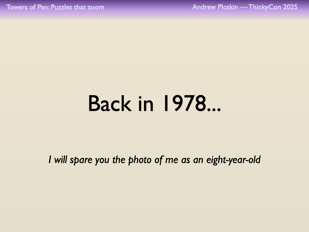 Back in 1978...