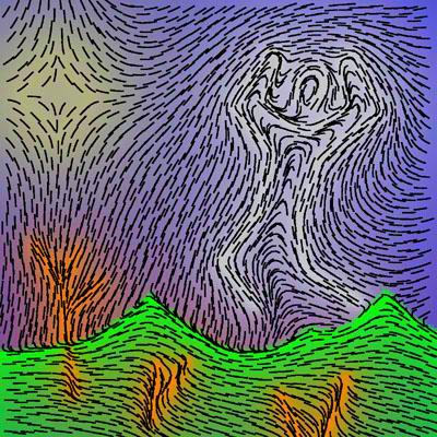 Dancing figure, full color