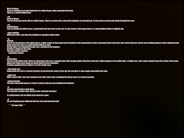 All of Zork 1
