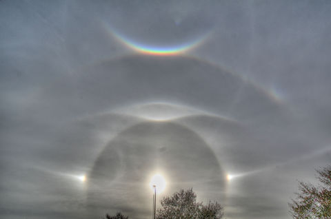 Solar halos by David Hathaway