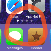 Unaligned page dots
