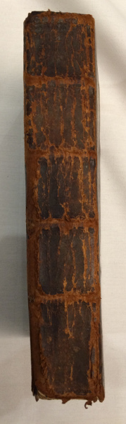 Old book: spine