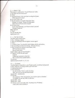 Beginning of complete script