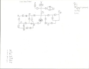 Key-maze puzzle designs