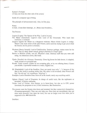 Original notes page 1